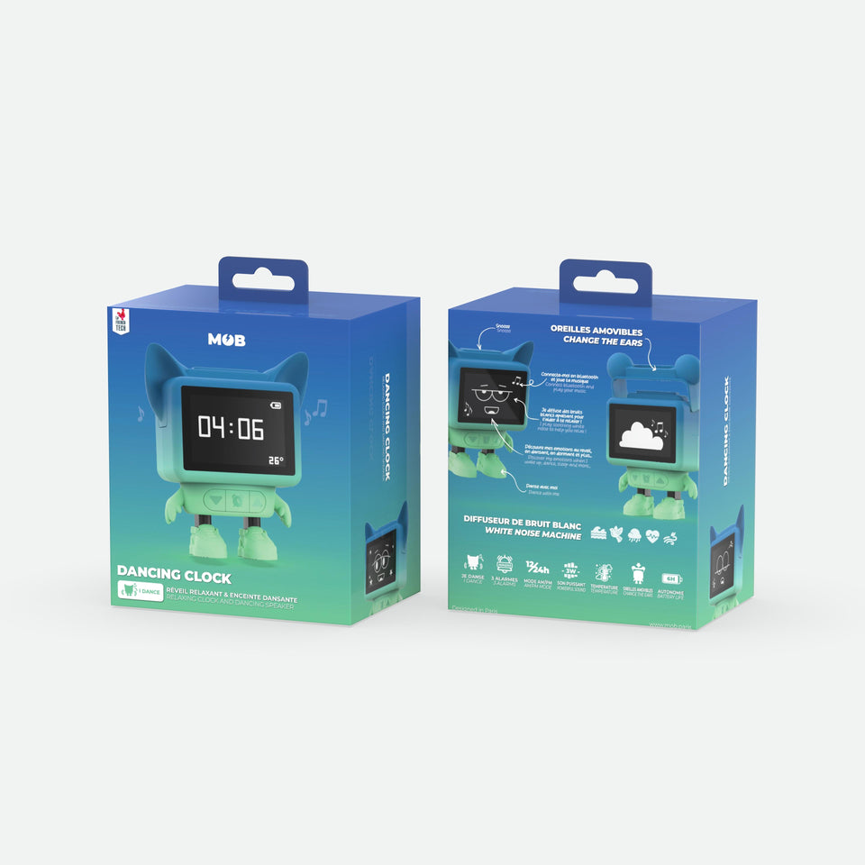 Dancing Clock - Blue