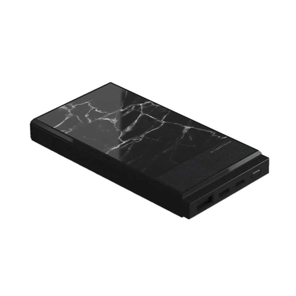 Power Bank - Marble Black 10000 mAh