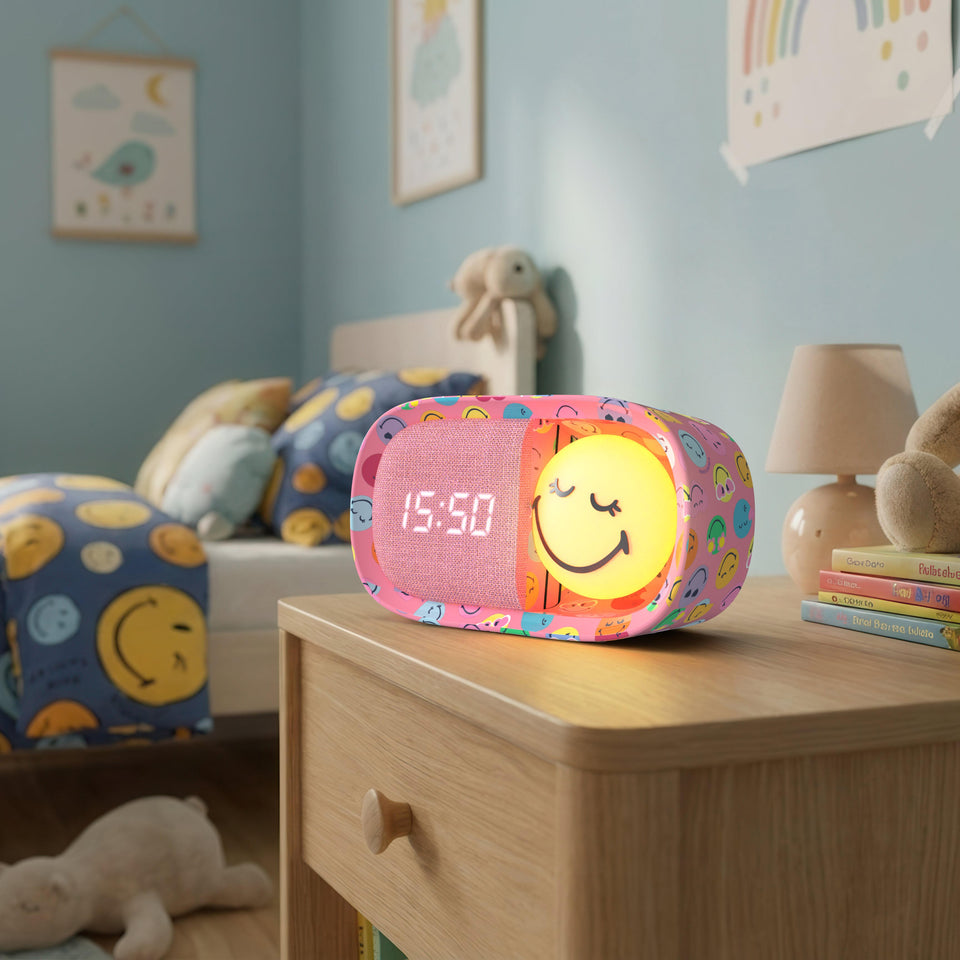 DREAMY CLOCK SMILEY WORLD® - Rose