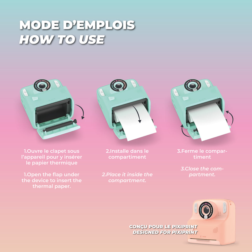 KIT DE RECHARGE PIXIPRINT - REFILL KIT