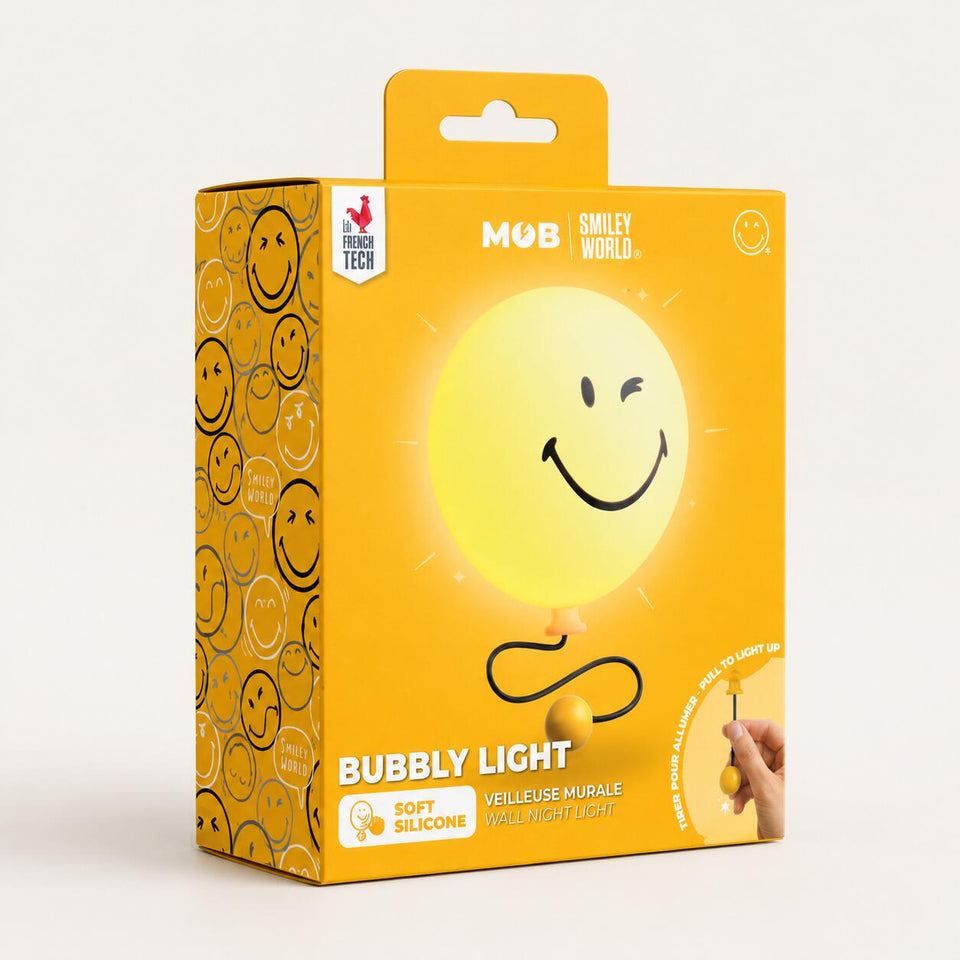 BUBBLY LIGHT YELLOW SMILEY WORLD®