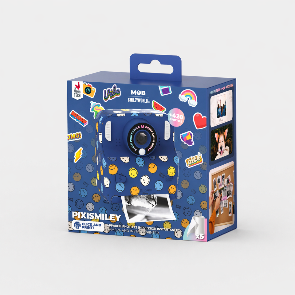 Camera PIXISMILEY SMILEY WORLD® - Bleu