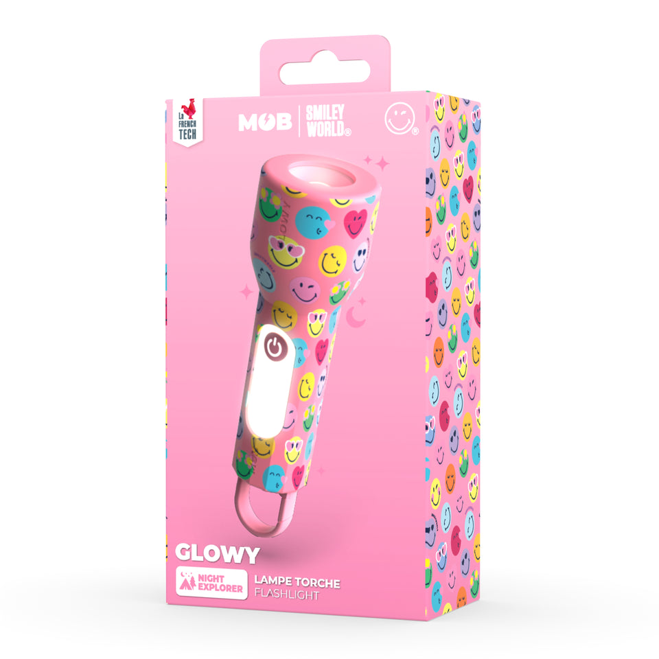 GLOWY SMILEY SMILEY WORLD® - ROSE