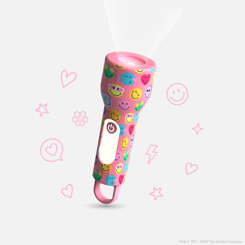 GLOWY SMILEY SMILEY WORLD® - ROSE