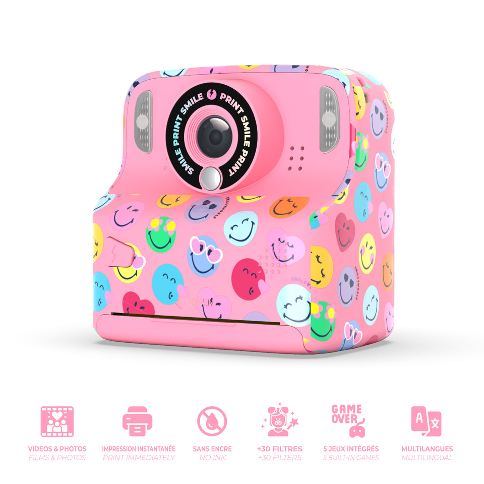 Camera PIXISMILEY SMILEY WORLD® - Rose