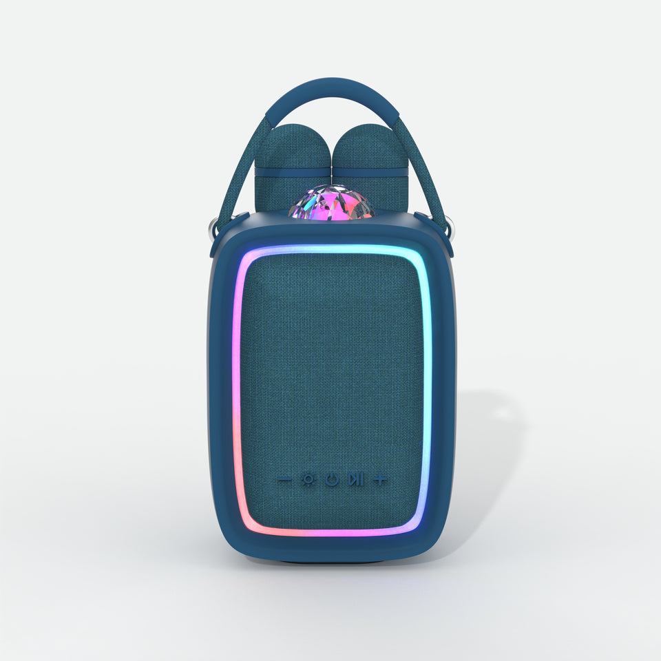Luminous Speaker &amp; Karaoke - SINGY PARTY NAVY BLUE 