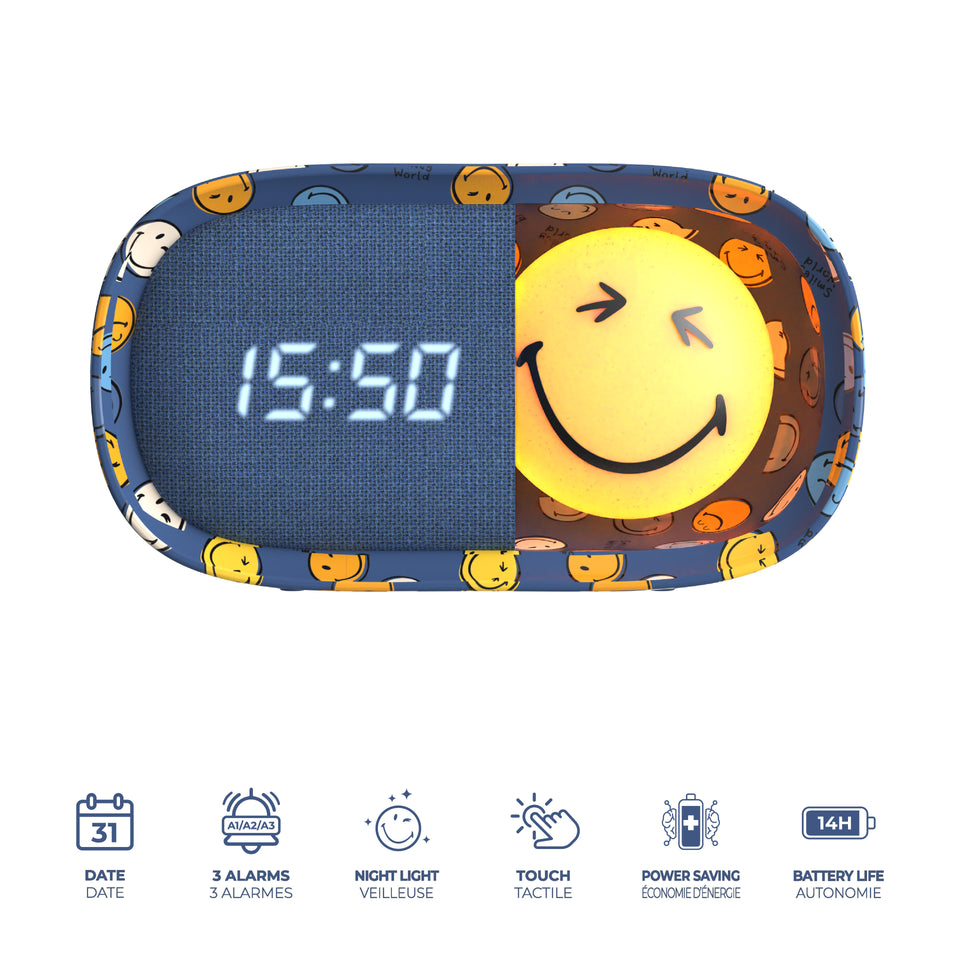 DREAMY CLOCK SMILEY WORLD® - Bleu