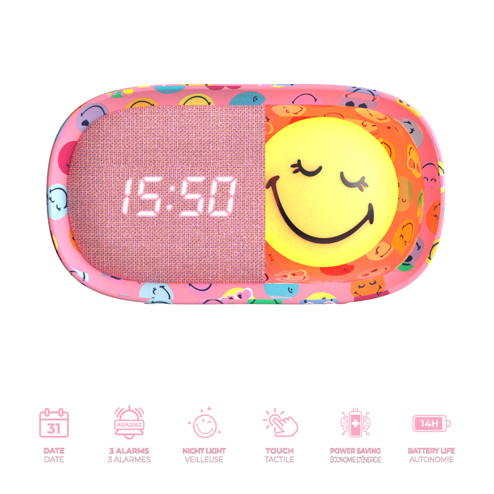 DREAMY CLOCK SMILEY WORLD® - Rose