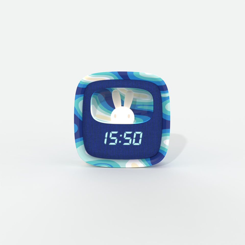 Billy Clock Blue Waves