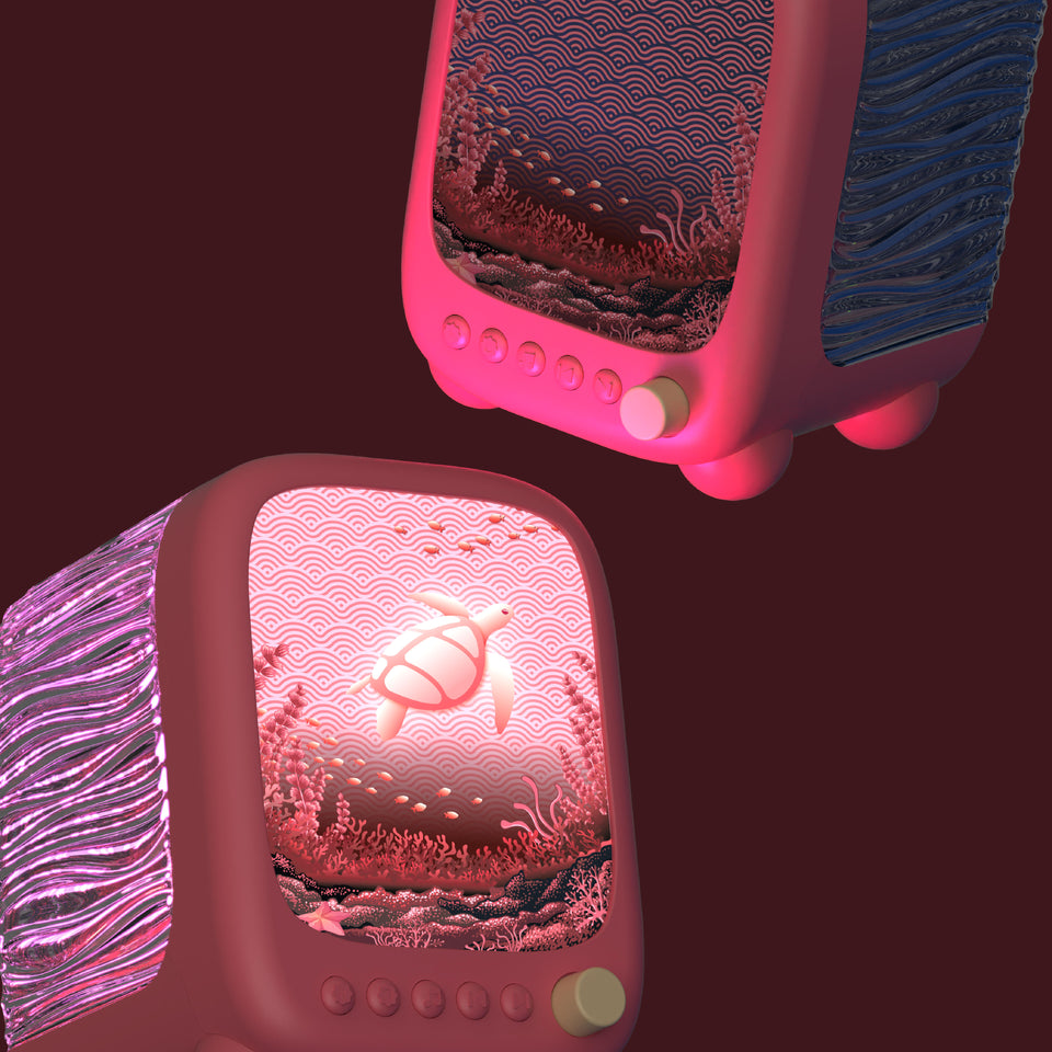 WAVY LIGHT - CORAL